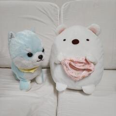 ぬいぐるみ3個セットの画像