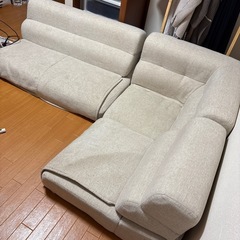 ニトリ　ローソファーの画像