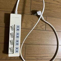 ４口　電源タップの画像