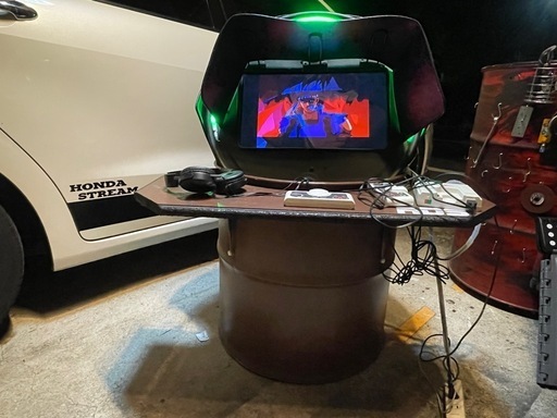 【2台まとめ売り】ドラム缶アーケード筐体ゲーム/PC対応 送料無料（兵庫・大阪） 2台まとめ売り】ドラム缶アーケード筐体ゲーム/PC対応 送料無料