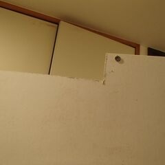 洗面所収納　IKEA　硝子扉　ランドリー収納　イケアの画像