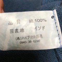 インド綿100% ブラウスの画像