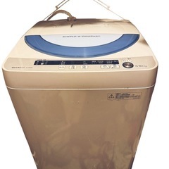 洗濯機　SHARP ES-GE55 Pの画像