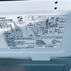 EJ828番 Haier 全自動電気洗濯機 JW-K60Mの画像