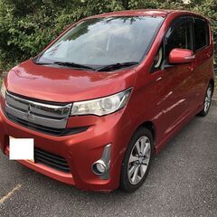 H26年　ミツビシ eKワゴン　 eKカスタム T 　車検R7年9月５日の画像