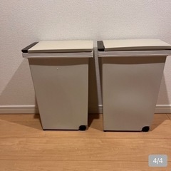 急募！30日まで ゴミ箱 無料 プッシュ式 2つセットの画像