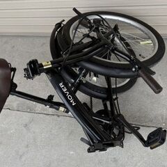 20インチ　折り畳み自転車　ブラック　引き取り：田川郡香春町の画像