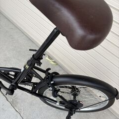 20インチ　折り畳み自転車　ブラック　引き取り：田川郡香春町の画像