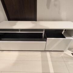LOWYA テレビボード 180 白の画像