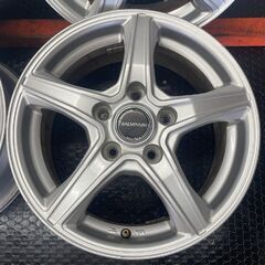 BS BRIDGESTONE BALMINUM バルミナ 15インチ 4本 6J5HPCD114.3+53 ヴォクシー ノア フリード ステップワゴン等　(SHI016)の画像