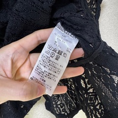服7　KBF オフショルにもなるレーストップスの画像