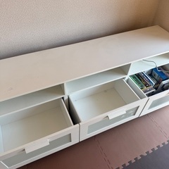 IKEA BRIMNES ブリムネス テレビ台, ホワイト,の画像