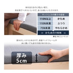 （破れあり）高反発ウレタンマットレス (セミシングル) の画像