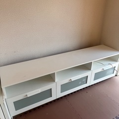 IKEA BRIMNES ブリムネス テレビ台, ホワイト,の画像