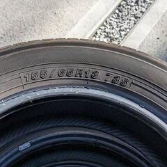 YOKOHAMA BluEarth 2020年製 155/65R13 13インチ 中古　AE-01 ブルーアース BlueEarth ヨコハマの画像
