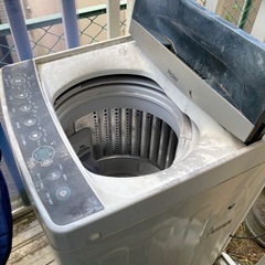 洗濯機 ハイアール JW-C55A 5.5kg 未使用ごみ取り網付きの画像