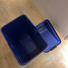 配送相談可❣️アサヒ　ゴミ箱　ブルーの画像