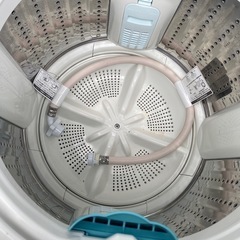 NO B465🌈福岡市内配送設置無料✨🌈日立　NW-T76　ヤマダ電機オリジナルモデル　全自動洗濯機　「白い約束」（洗濯7.0kg）　ブルー　2020年の画像