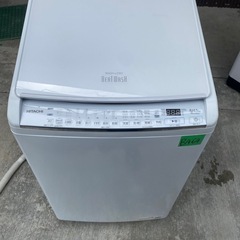 NO B464🌈福岡市内配送設置無料✨🌈縦型洗濯乾燥機 ビートウォッシュ BW-DV80G-W [洗濯8.0kg /乾燥4.5kg /ヒーター乾燥(水冷・除湿タイプ) /上開き] 2021年の画像