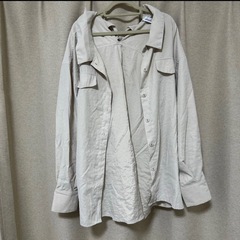 服9 【dazzlin】 バックシャンロングシャツ　アイボリーの画像