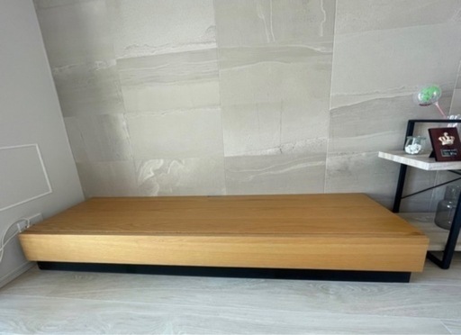 オーク　素材　ローボード　高級