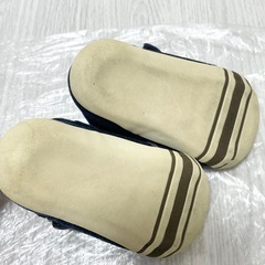 ミキハウス　デニム柄　ファーストシューズの画像