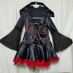 コスプレ 小悪魔 夏祭り 学園祭 XLサイズ デビル クリスマス お正月 赤／黒の画像