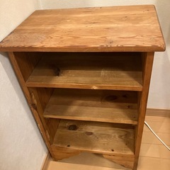 収納棚　棚　家具　木　アンティークの画像