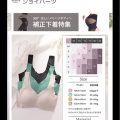 未使用DEARDORISシームレスナイトブラの画像