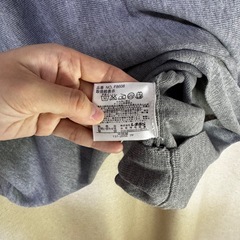 服30 【体型カバーにも】ドルマンニット　グレーの画像