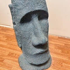 モアイをあしらったティッシュスタンドです。の画像