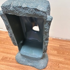 モアイをあしらったティッシュスタンドです。の画像