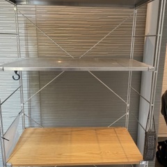 無印良品机、ラック、デスクの画像