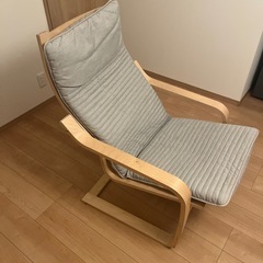 IKEA 1人用布ソファ　POÄNG ポエングの画像