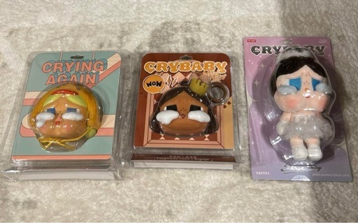 POPMART Crying Again クライベイビー　イヤホンケース CRYBABY Crying Again Series-Earphone Case - POP MART (United States)