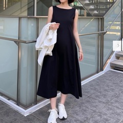 UNIQLOのウルトラストレッチエアリズムワンピースです☺️の画像