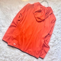 UNIQLO ユニクロ ドライEX フルジップ パーカー　オレンジ Mサイズの画像