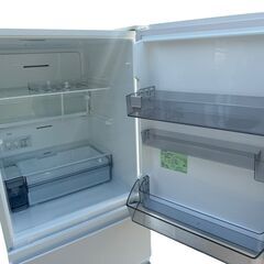 ◯極美品/2024年製■326L 3ドア 東芝 ノンフロン冷凍冷蔵庫 自動製氷 GR-V33SC(WU) うるおいラップ まんなか野菜室 中古品■の画像