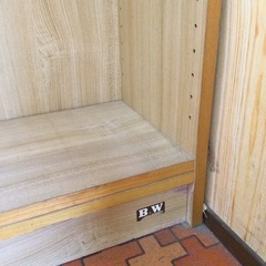 大型カラーボックス棚の画像