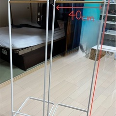 無料！2台セット　ハンガーラックの画像