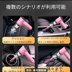 【新品未使用】車内用　コンパクト掃除機の画像