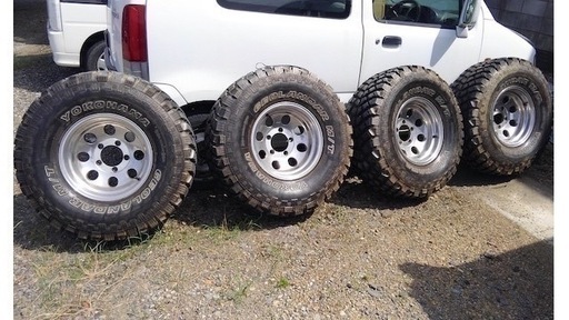 ミッキートンプソン　ヨコハマオフロードタイヤ ホイール15インチ 4本セット