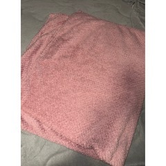 ピンクのブランケットの画像