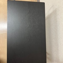 【ブラック】ハンドル付きワゴン ワゴン キャスター付き 収納 収納家具 収納棚 おしゃれ サイドチェスト キャビネット デスクワゴンの画像