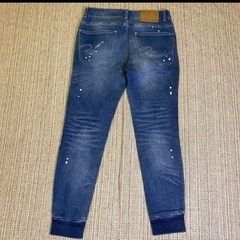 【良品】Re:room リルーム　　ダメージ　スリムデニム　Mサイズの画像