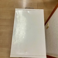 美品！【ホワイト】両サイドハンドル付きワゴン ワゴン キャスター付き 収納 収納家具 収納棚 おしゃれ サイドチェスト キャビネット デスクワゴンの画像