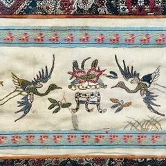 中国織物 シルク刺繍 アンティーク 中国刺繍 シルクパネル 中国伝統工芸品 額縁の画像