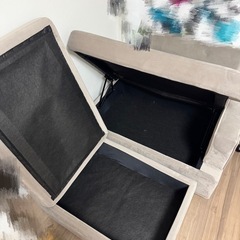 収納付きソファーの画像