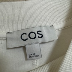 【コス】COS ホワイト 半袖Tシャツ EUR XSの画像