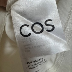 【コス】COS ホワイト 半袖Tシャツ EUR XSの画像